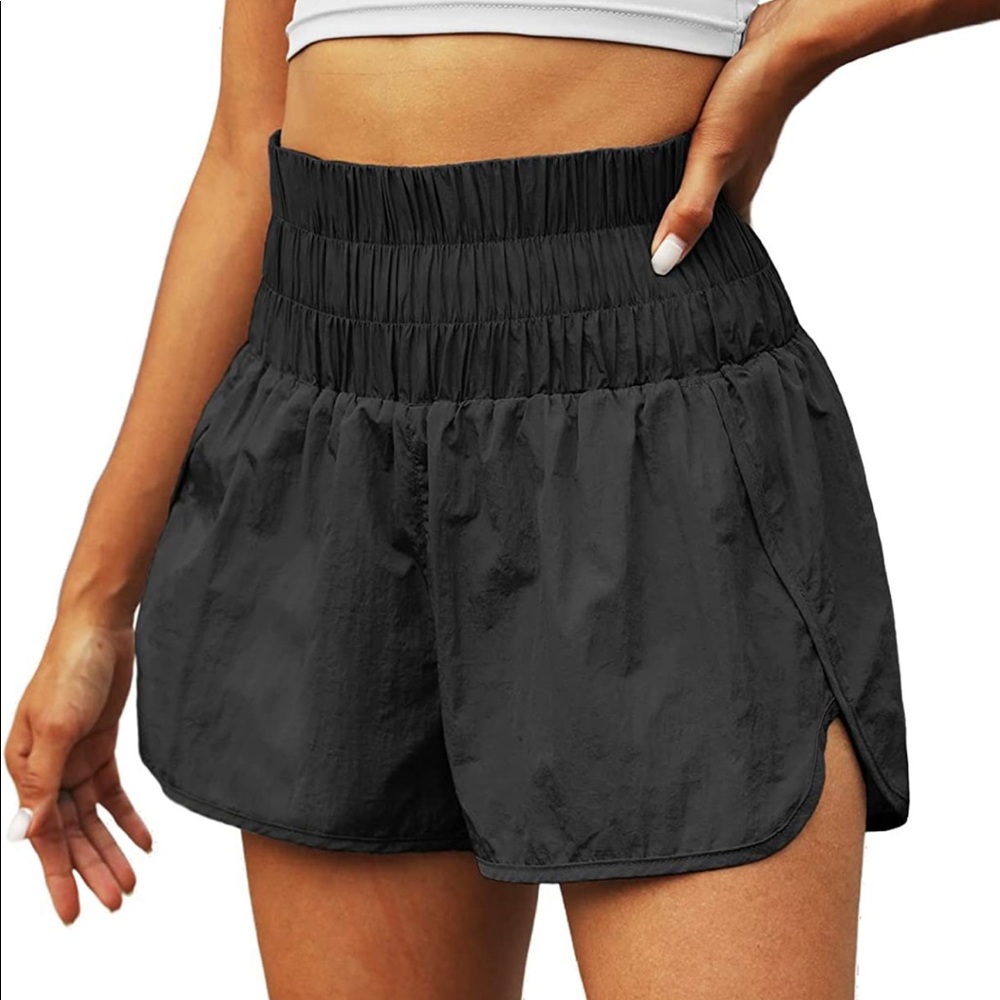 Black Amazon Running Shorts